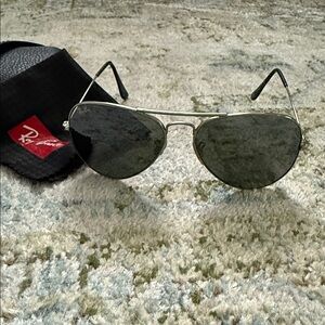 Ray-Ban Silver Aviator Sunglasses
